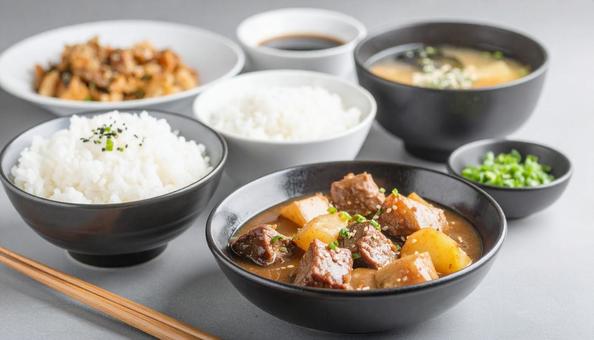 晩ご飯 肉じゃが 晩ご飯 肉じゃがの写真