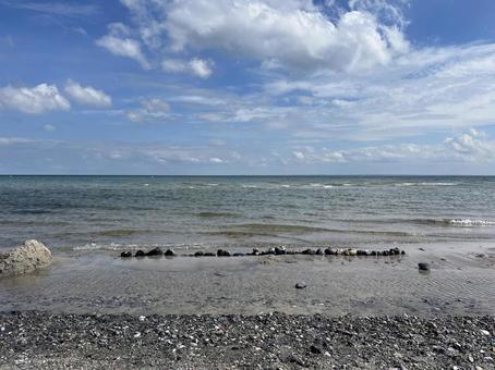 Photo, sea, beach, sky, 