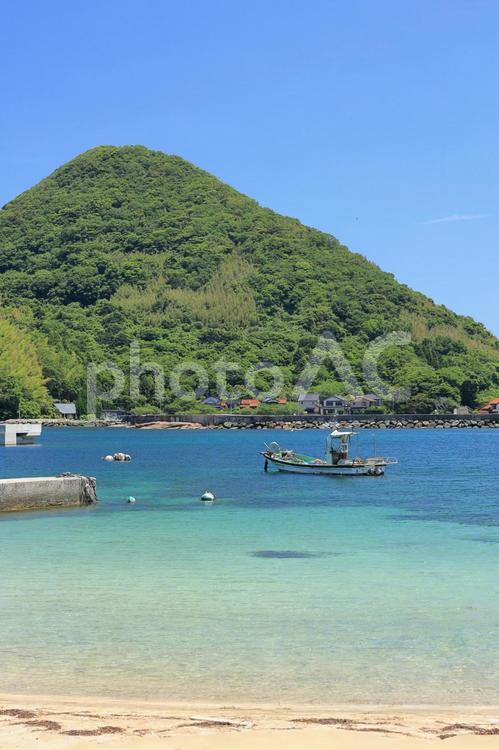 北浦海岸と船　１ 船,漁船,北浦海岸の写真素材