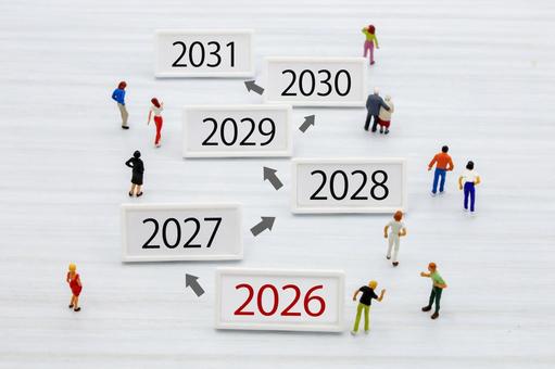 未来のライフプランを考える人々 未来,ライフプラン,2026年の写真素材