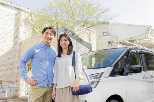 ドライブ・ショッピング ドライブ・ショッピング 運転,ドライブ,車の写真素材