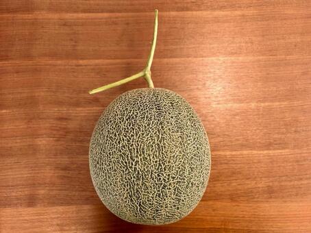 メロン・横（肥後グリーン） メロン,肥後グリーン,熊本産の写真素材