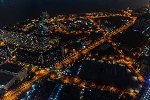 都市夜景 都市夜景の写真