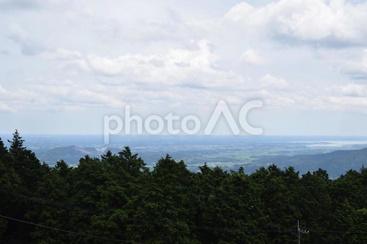 【茨城】田舎の風景 田んぼ,畑,パワースポットの写真素材