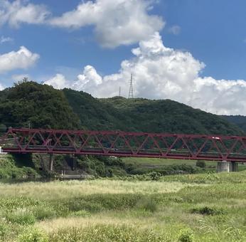 Red Bridge and Nature, JPG