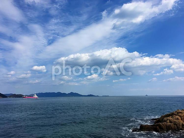 【風景写真】瀬戸内の風景 瀬戸内,瀬戸内海,海の写真素材