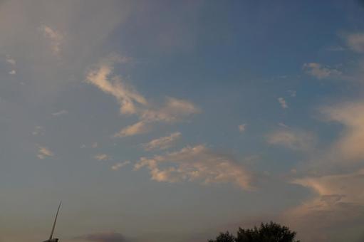 夕方の空 夕方の空の写真