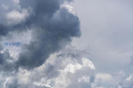 夏の空と雲 夏の空と雲 雲,空,青空の写真素材
