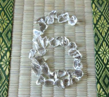 クリスタルナンバー　６ クリスタル,水晶,天然石の写真素材