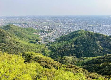 岐阜城からの眺望 岐阜城からの眺望の写真