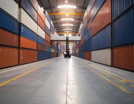 物流倉庫の様子の写真