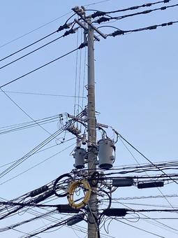 電柱電線7269 電柱電線7269 電柱,電線,電気の写真素材