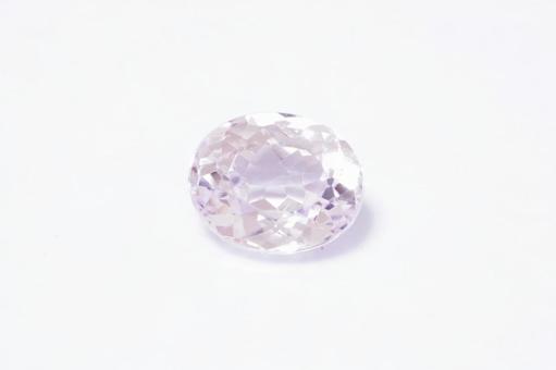 クンツァイトのルース1の写真