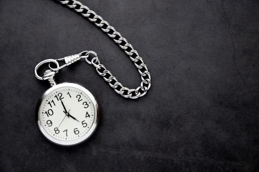 Photo, pocket watch, time, silver, 