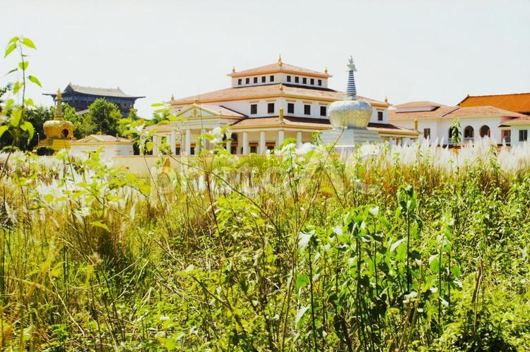オーストリア僧院　ルンビニ オーストリア僧院,風景,ネパールの写真素材