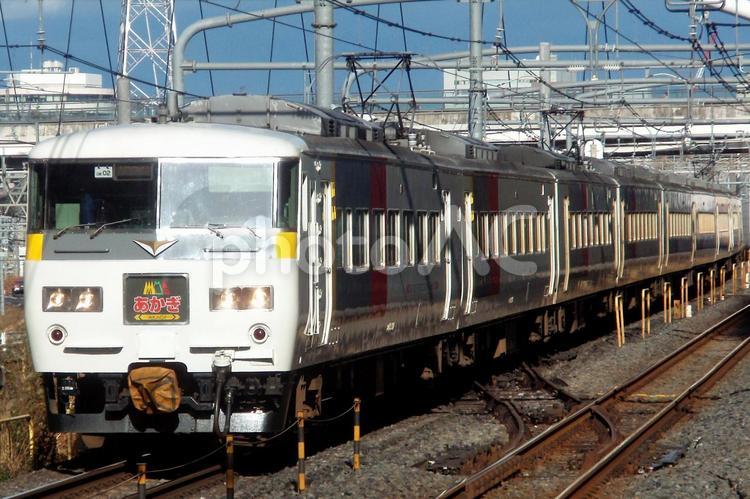 185系 特急あかぎ快走 185系,特急あかぎ,jr東日本の写真素材