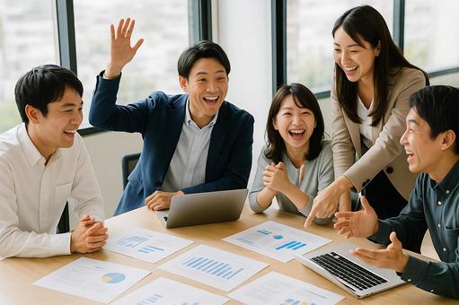 会議・グループワーク 一致団結2 会議・グループワーク 一致団結2の写真