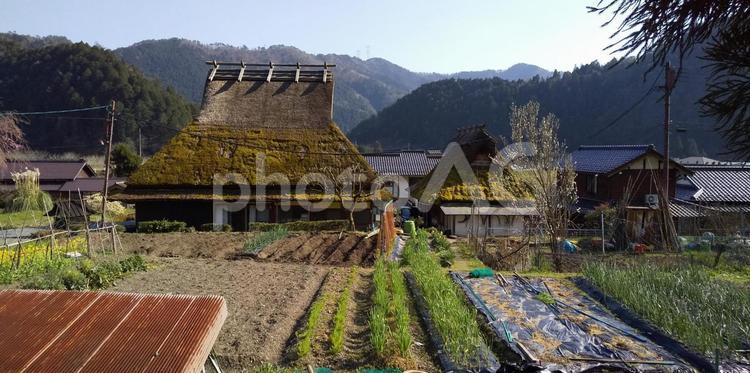 美山かやぶきの里 自然,風景,旅の写真素材