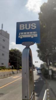 バス停の標識 標識,バス,バス停の写真素材