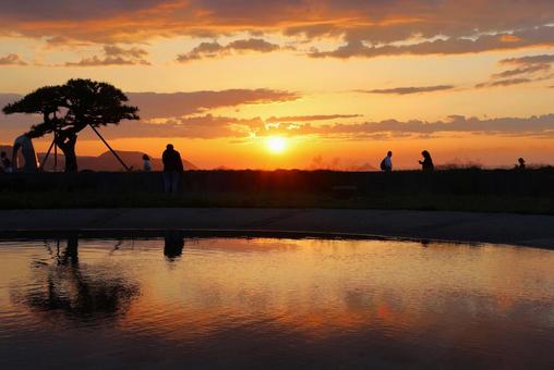 Sunset from Sunport Takamatsu in late May, JPG Sunset from Sunport Takamatsu in late May, JPG