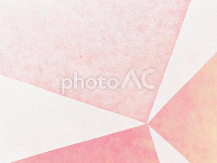 和紙　白に重ねた３枚のピンク 和紙,紙,背景の写真素材