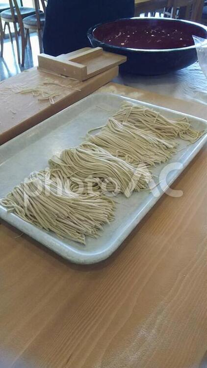 蕎麦打ち教室 そば,学ぶ,教室の写真素材