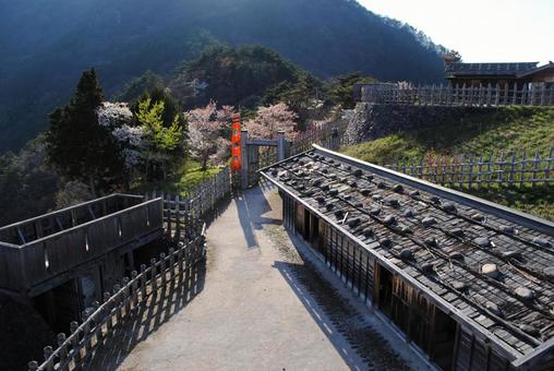 Photo, shinshu, chikuma-shi, shiroyama historical park, 