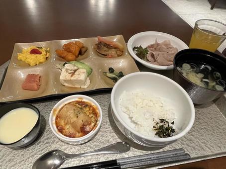 モーニングビュッフェ モーニングビュッフェ,モーニング,朝食の写真素材