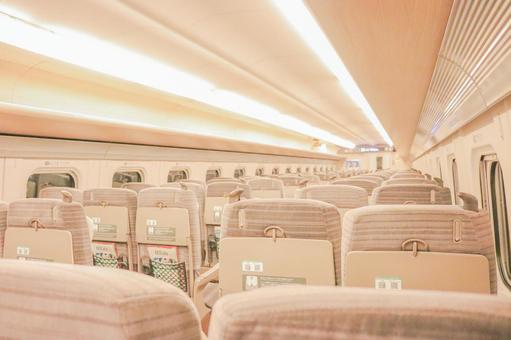 Image of the inside of the Shinkansen ② Image of the inside of the Shinkansen ②