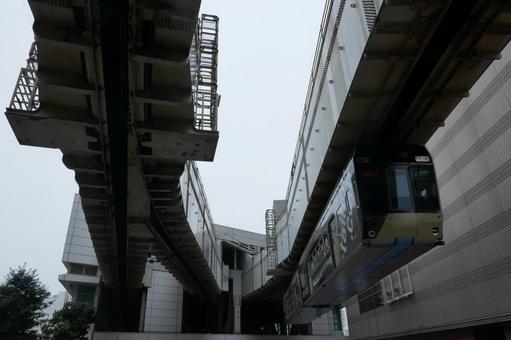 ターミナル ターミナル,モノレール,車両の写真素材