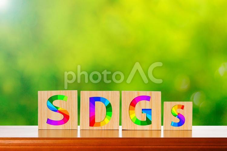 SDGsと緑背景 ビジネス,sdgs,背景の写真素材