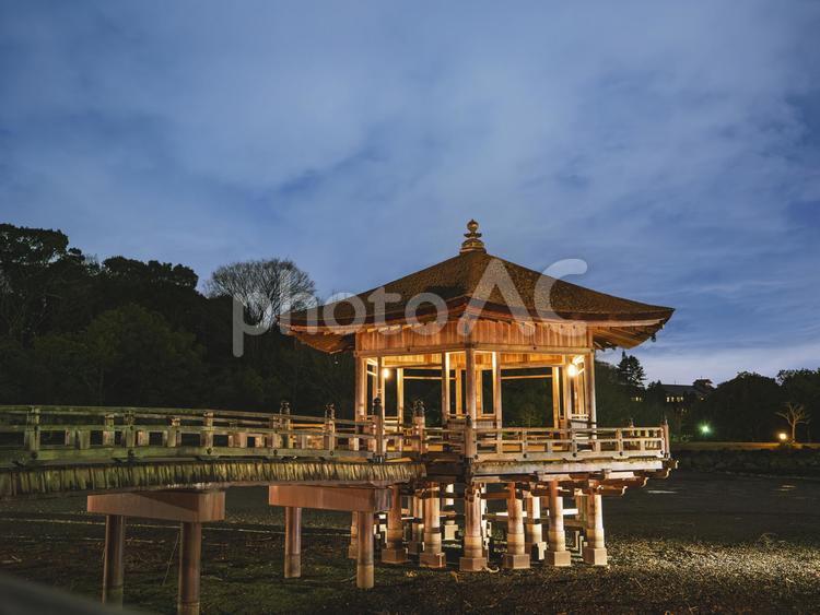 奈良公園の浮御堂（浮いてない） 奈良公園,奈良,日本の写真素材