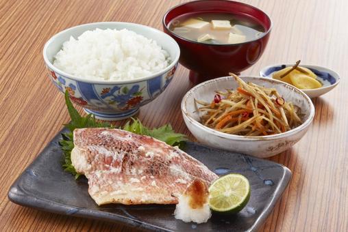 赤魚の酒粕焼き定食 赤魚の酒粕焼き定食の写真