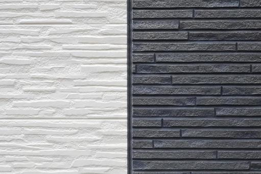 壁紙・背景素材　外壁エクステリア　白黒 壁紙,背景,素材の写真素材