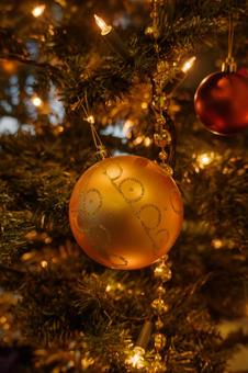 クリスマスツリーのオーナメント クリスマスツリーのオーナメントの写真