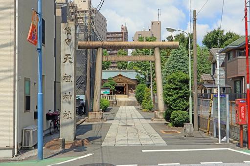 天祖・諏訪神社(品川) 天祖・諏訪神社(品川) 天祖・諏訪神社,神明宮・諏訪社合祀,天照大御神の写真素材