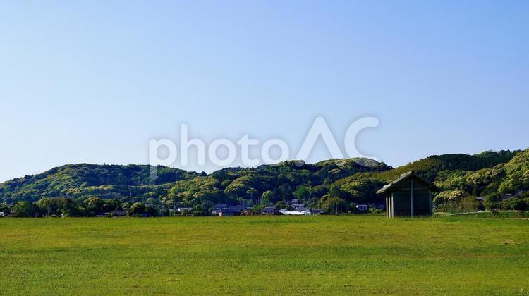 復元された弥生時代の小屋がある原の辻遺跡 原の辻遺跡,小屋,弥生時代の写真素材