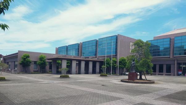 成東図書館 成東文化会館 千葉県山武市 成東図書館 成東文化会館 千葉県山武市 成東図書館,成東文化会館,千葉県の写真素材