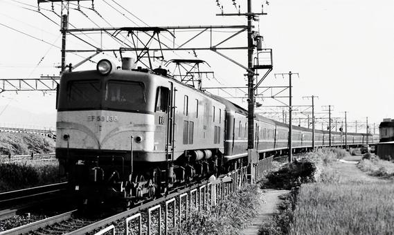 急行「銀河」 のりもの,鉄道写真,鉄道車両の写真素材