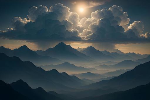 積雲山稜光景 積雲山稜光景の写真