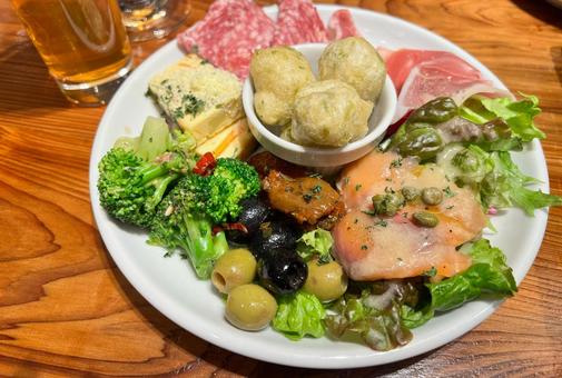イタリアン前菜 の盛り合わせ イタリアン前菜 の盛り合わせ イタリアン,前菜,盛り合わせの写真素材