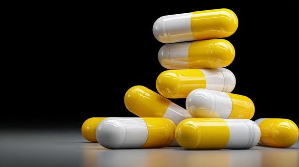 薬のカプセル 薬のカプセルの写真