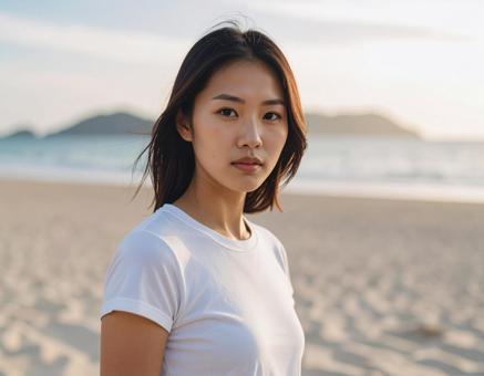 晩夏・夏の終わり、海辺の彼女 晩夏・夏の終わり、海辺の彼女の写真