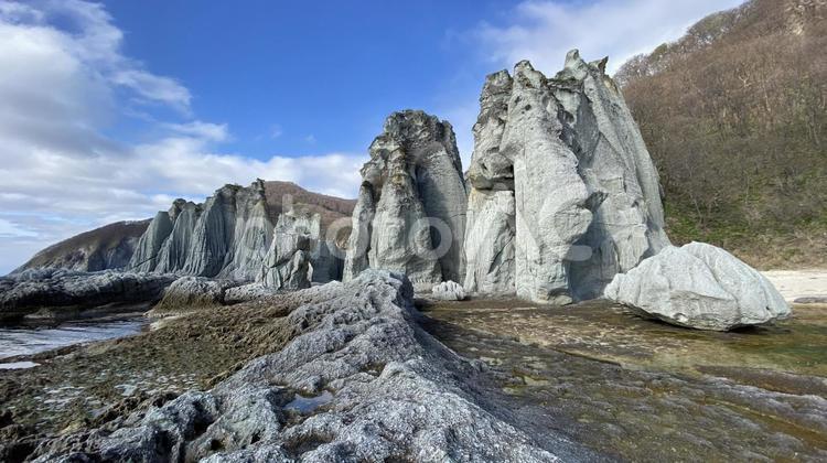 仏ヶ浦(青森県) 仏ヶ浦,奇岩,海の写真素材