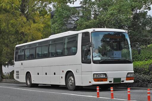 いすゞガーラ　高速バス　白 夜行バス,高速バス,旅行の写真素材