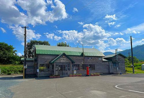 旧幾寅駅 映画 鉄道員舞台 旧幾寅駅 映画 鉄道員舞台 駅,駅舎,根室本線の写真素材
