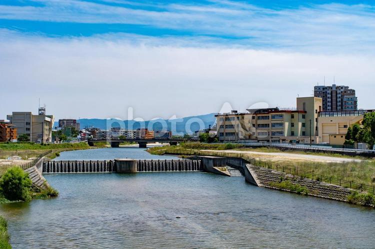 街並み 建物,川,建築の写真素材
