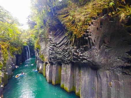 写真素材:宮崎県 高千穂峡2 写真素材:宮崎県 高千穂峡2の写真