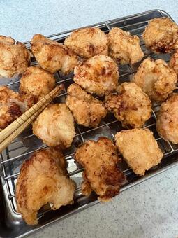 お弁当に入れたい塩麹唐揚げ お弁当,おかず,塩麹の写真素材