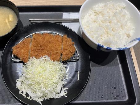 とんかつ定食 とんかつ定食 とんかつ,トンカツ,定食の写真素材